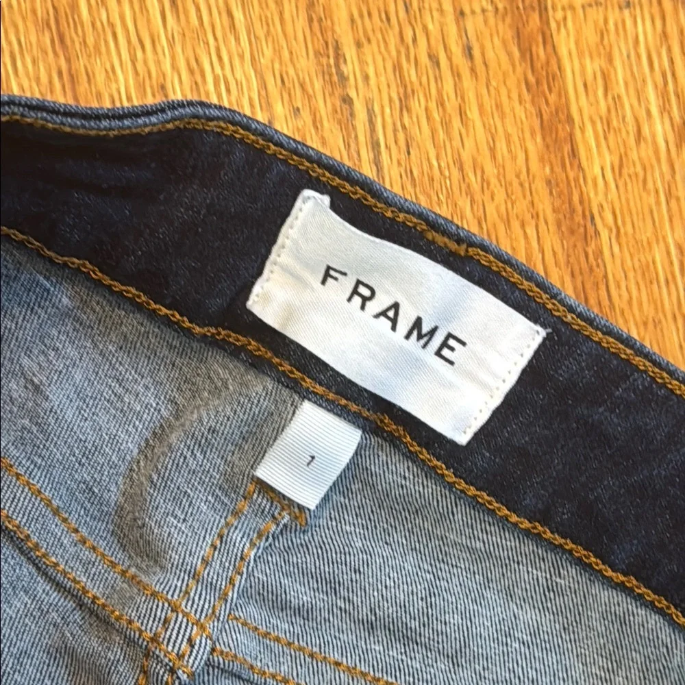 Frame Dark Blue Le One Skinny Women's Jeans Size 1